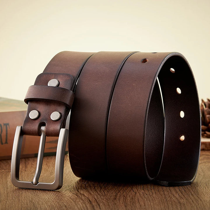 High-Quality Cowskin Leather Belt
