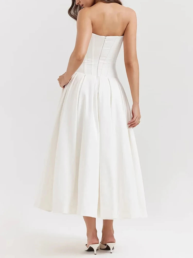 New Vision Elegant Strapless Dress