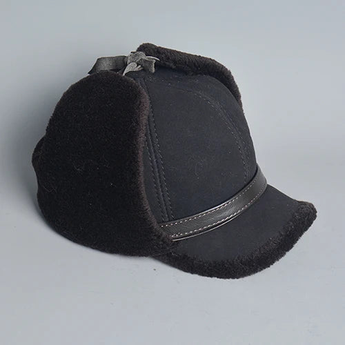 Luxury Real Fur Men's Bomber Hat