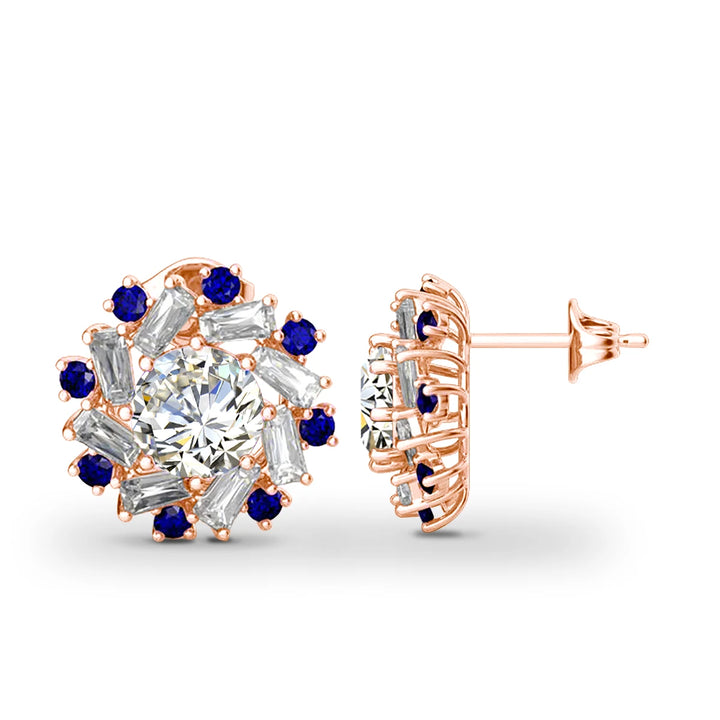 Refined Diamond Moissanite Earrings