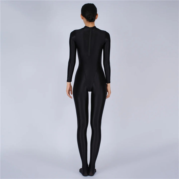 Elegant Oil Glossy Fit Yoga Rompers