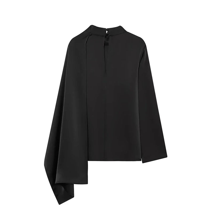 Elegant Shawl Style Blouse