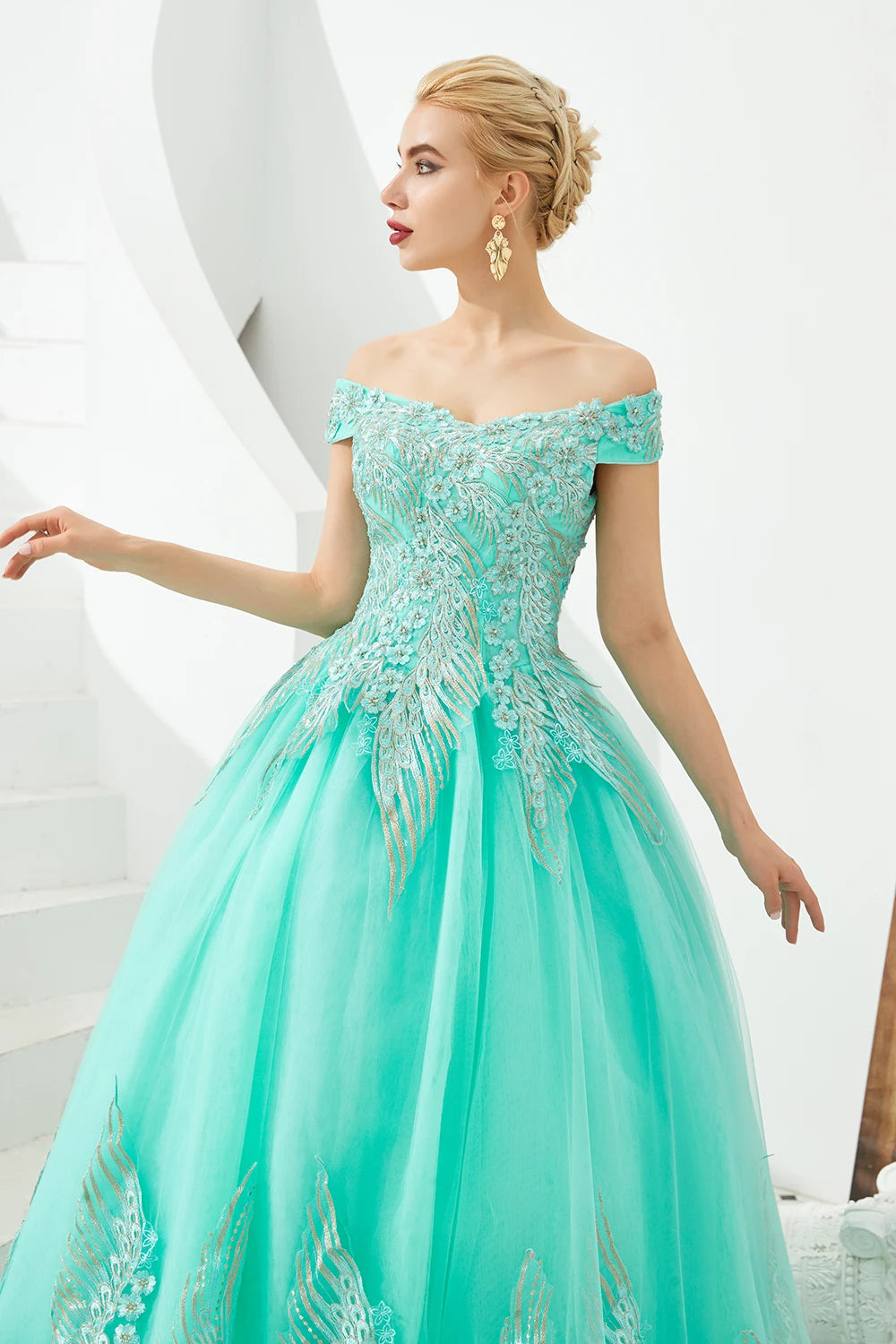 Gorgeous Applique Quinceanera Dress