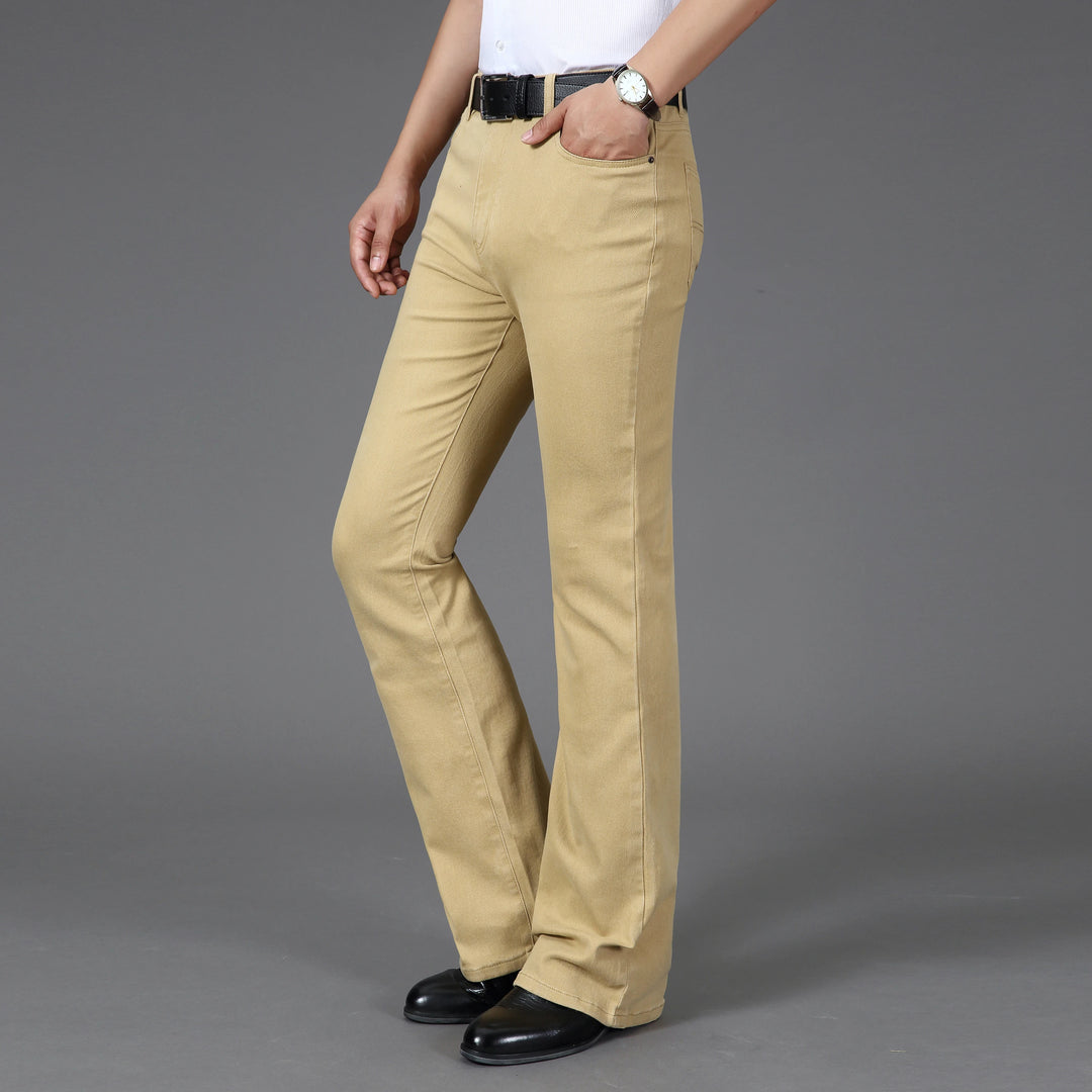 Luxurious Tailoring Bell Mouth Trousers