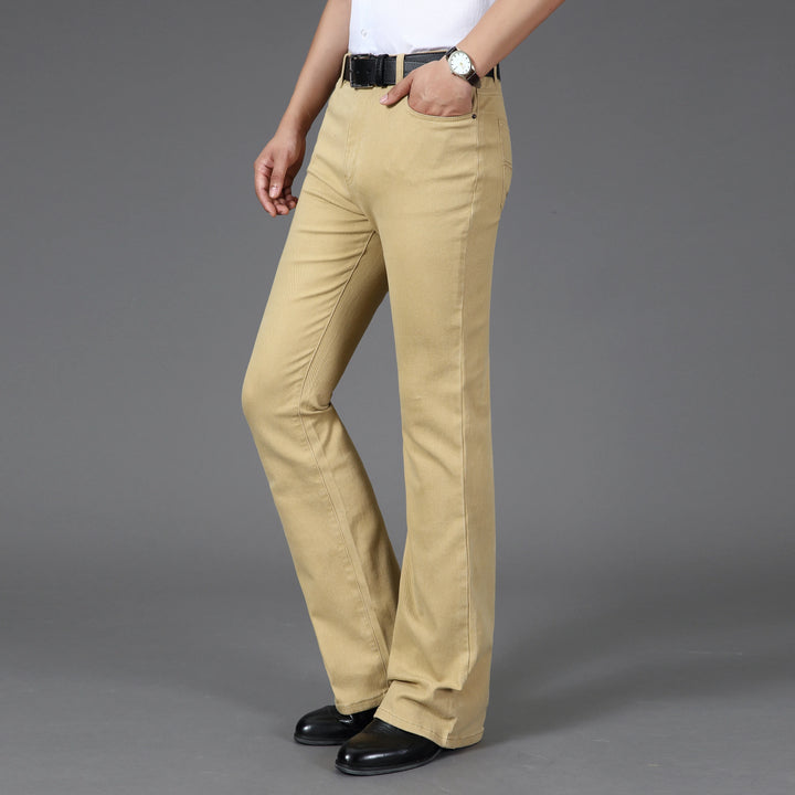 Luxurious Tailoring Bell Mouth Trousers