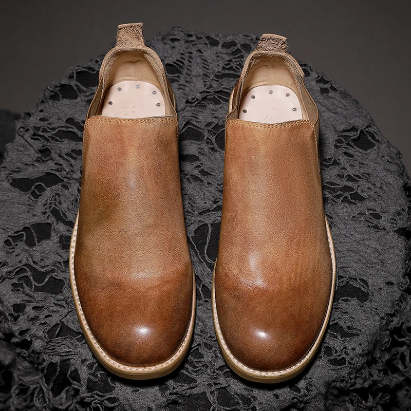 Noble Low-Top Leather Chelsea Shoes