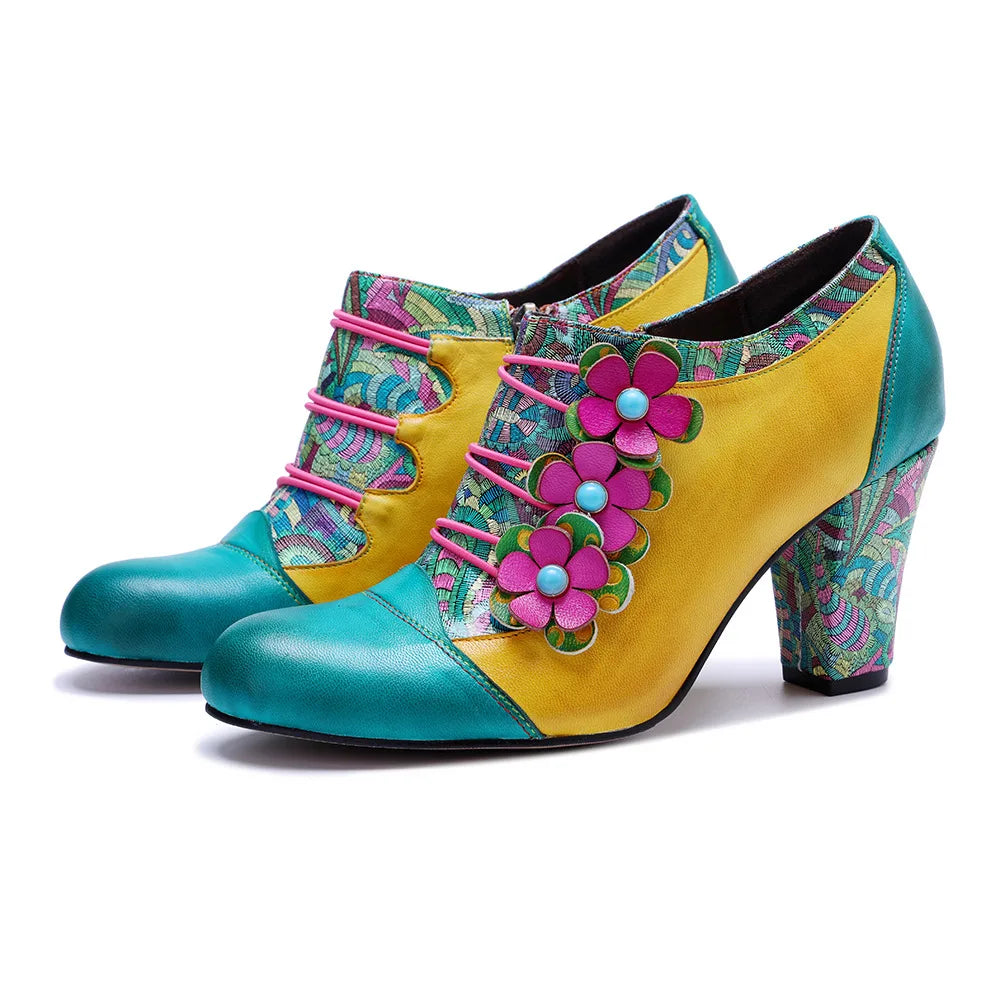 Light Luxury Printed Pumps