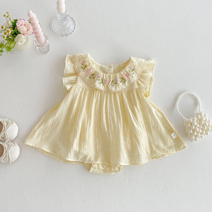 Adorable Embroidered Baby Girl's Skirt