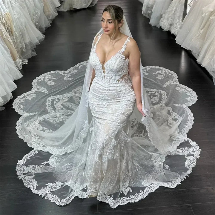 Flawless Applique Tulle Bridal Dress