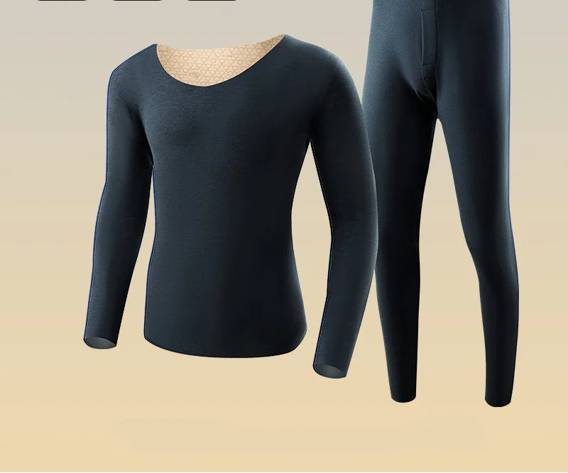 Seamless Thermal Wool Underwear Set