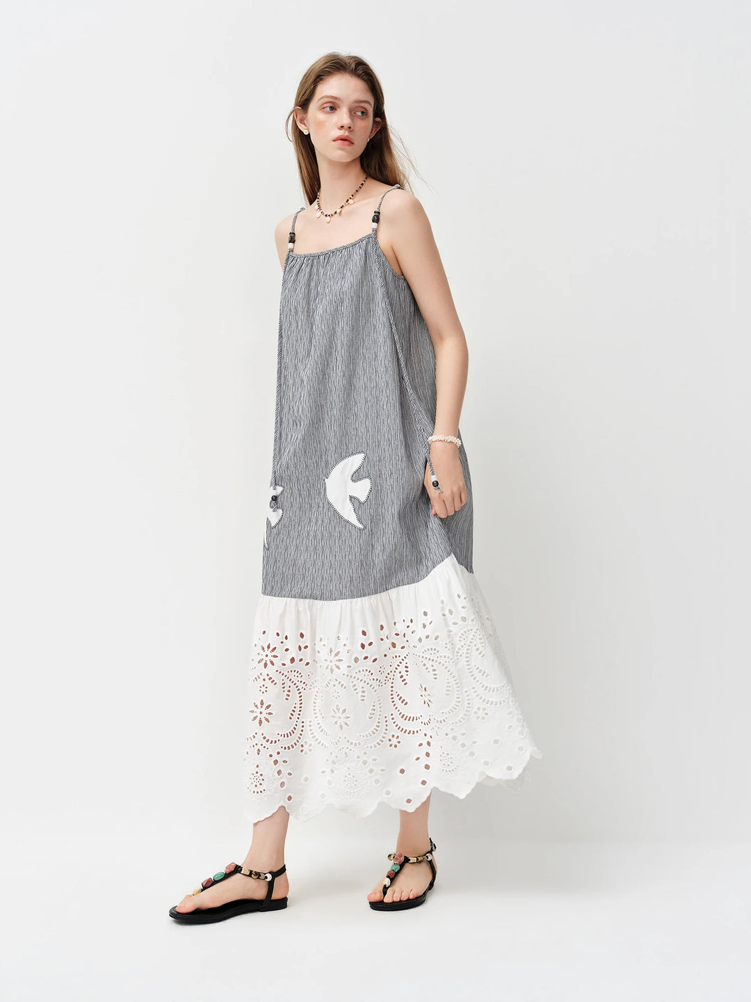 Stunning Linen Spaghetti Strap Maxi Dress
