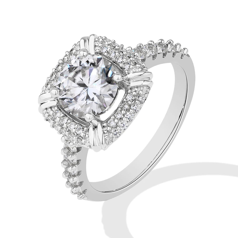 Lavish Lab Diamond Fine Engagement Ring