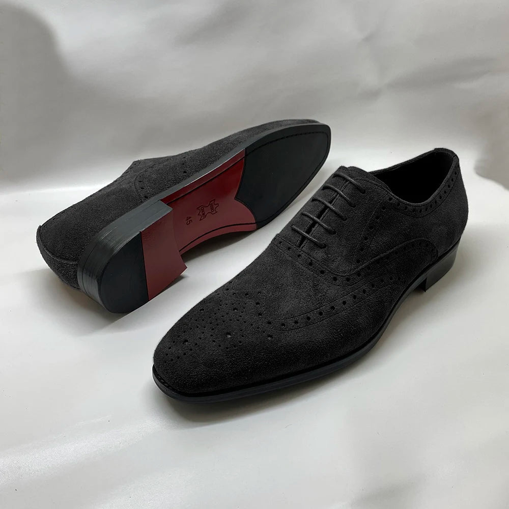 Regal Genuine Suede Leather Brogue