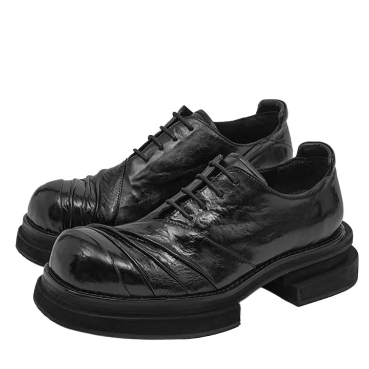 Vintage Ideal Leather Derby Shoes