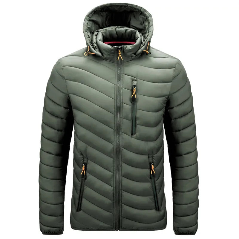 Trendy Hooded Padded Parka Coat