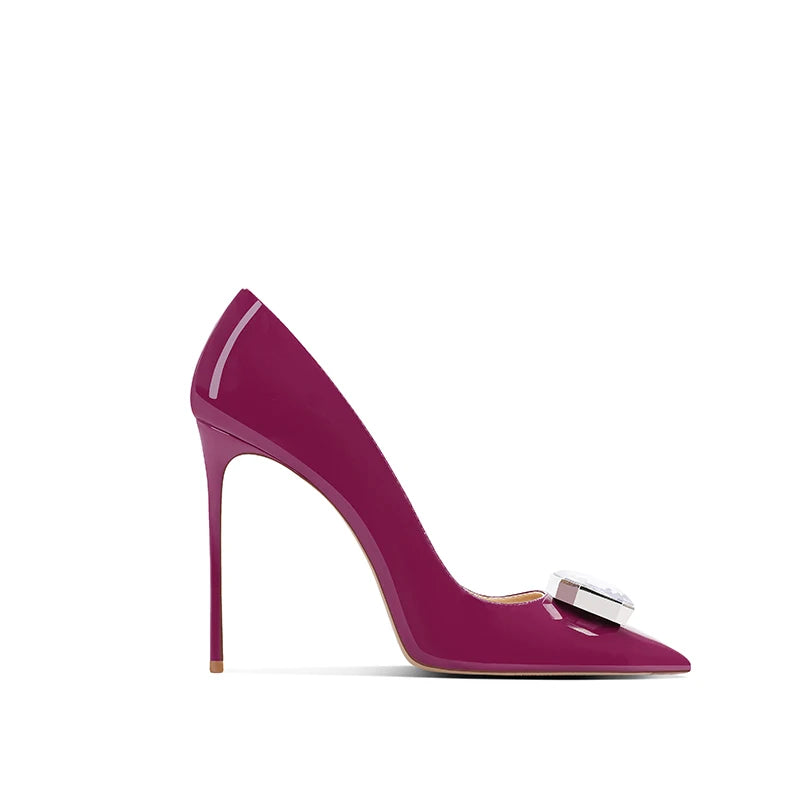 Sweet Slip-On Pointed Stiletto Heels