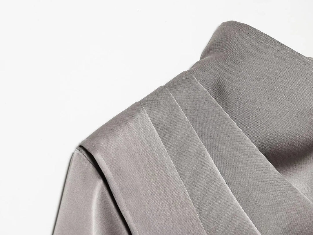 Elegant Shawl Style Blouse
