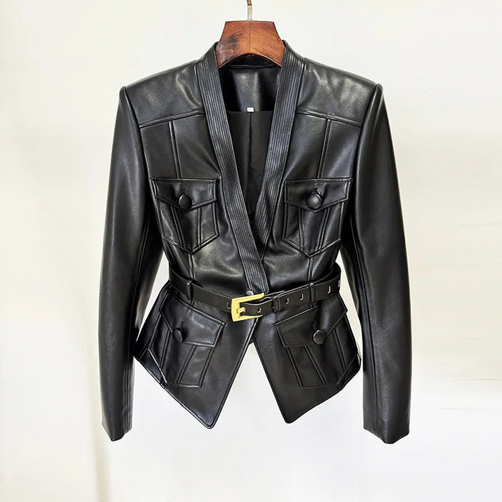 Premium Belted Slim Fit Coat