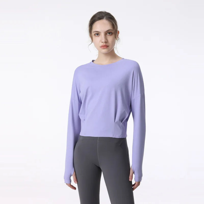 Loose Fit Long Sleeve Yoga Top