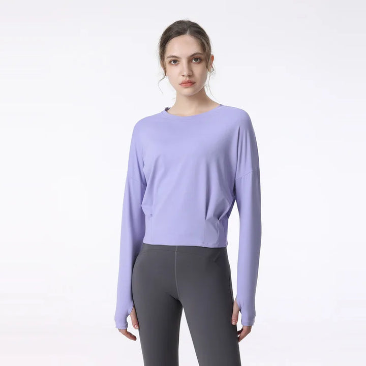 Loose Fit Long Sleeve Yoga Top