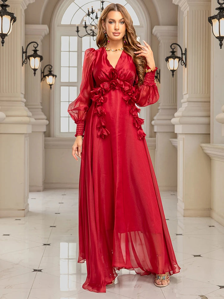 Romance in the Making Floral Swing Dress