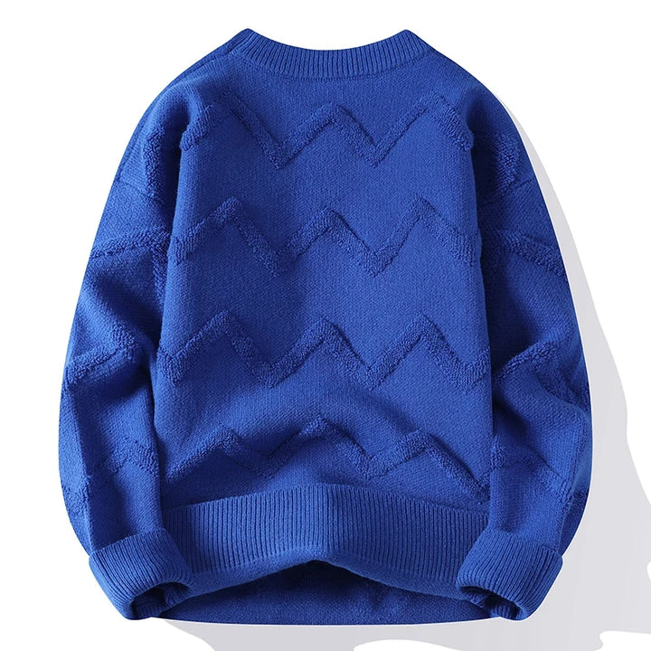 Warm Knitted Casual Pullover Sweater