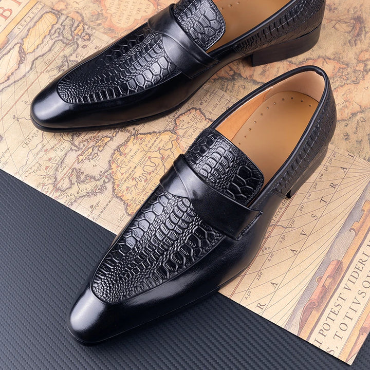 Refined Slip-On British Business Shoes