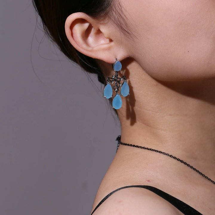 Lovely Smoky Quartz Branch Earrings