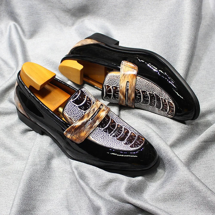Fashionable Gold Street Style Loafers