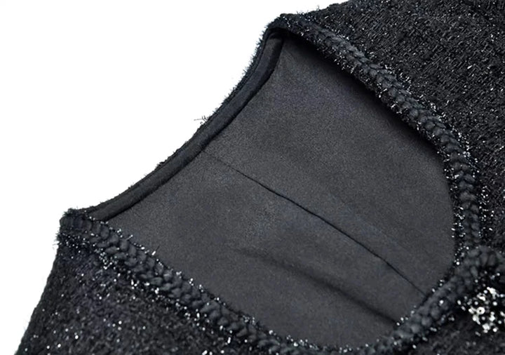 Single Breasted Spliced Formal Dress