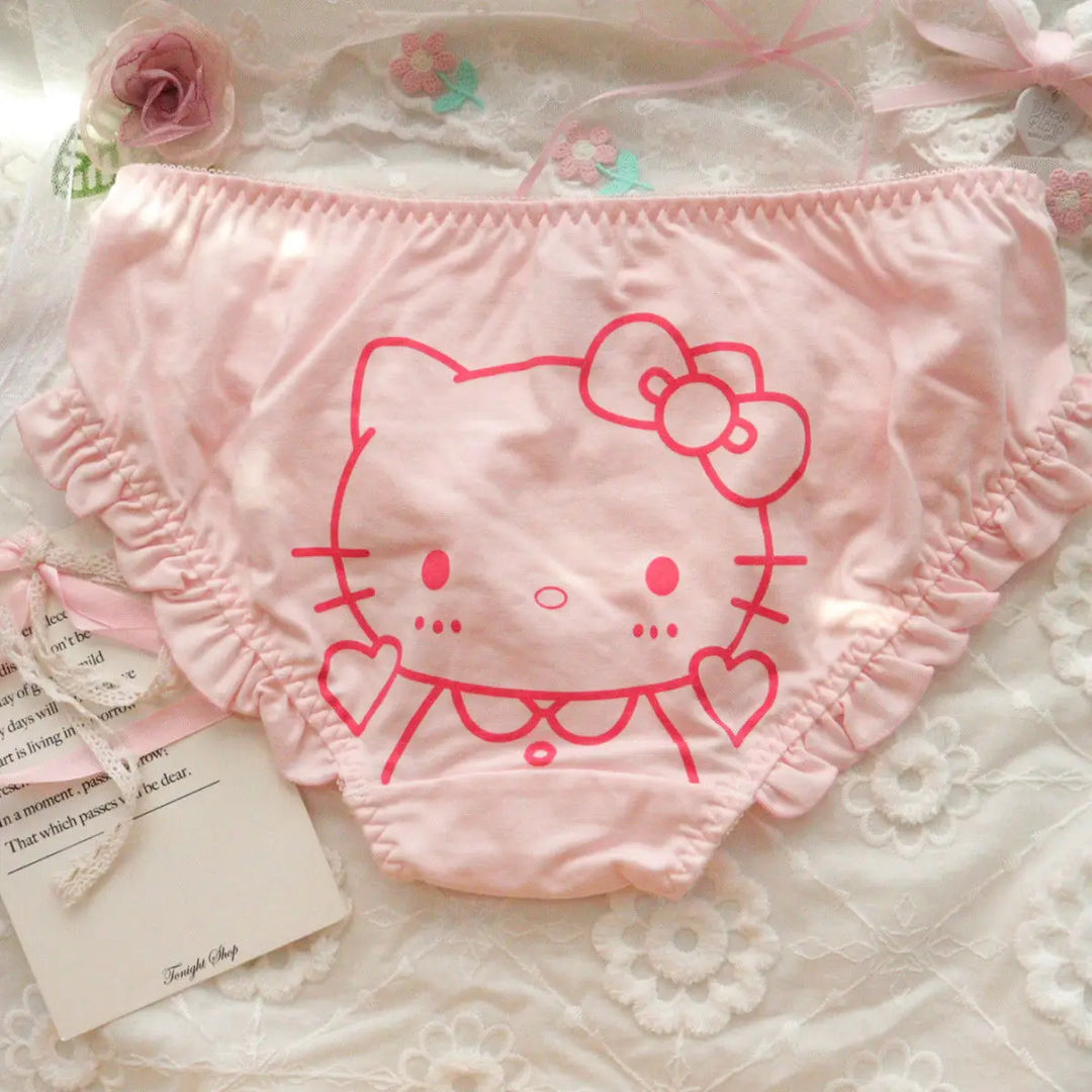 Soft Lace Girl's Ruffle Panties