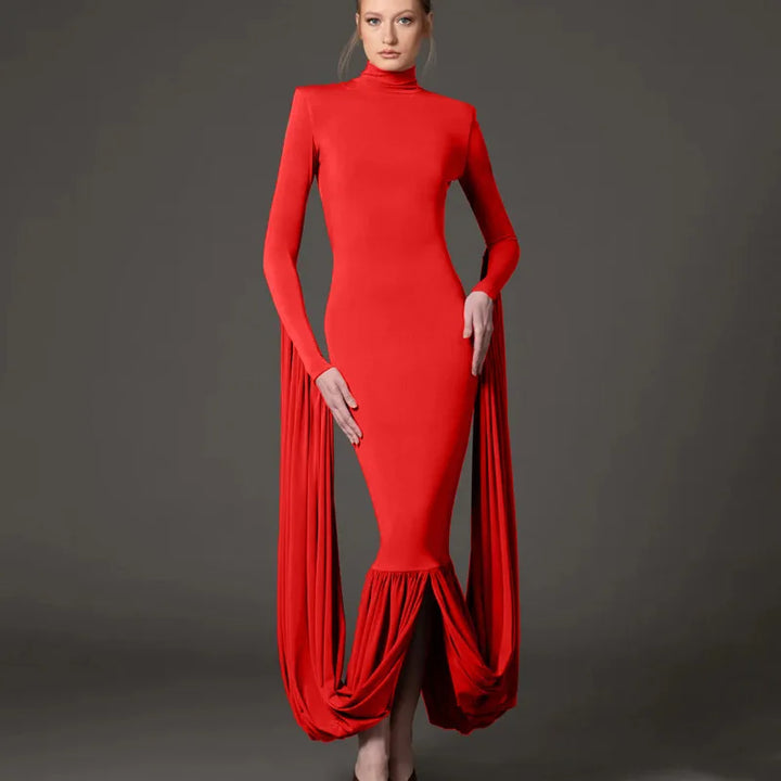 Fashionable Hem Gored Formal Party Dress