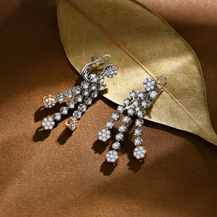 Luxury Gold Plated Drop Earrings