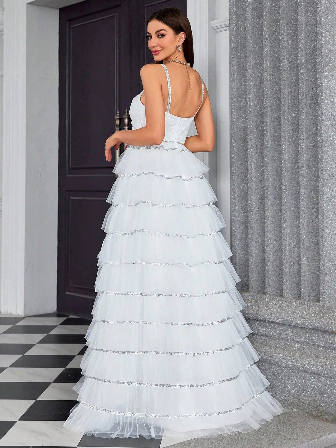 Premium Multi-Layer Evening Party Dress