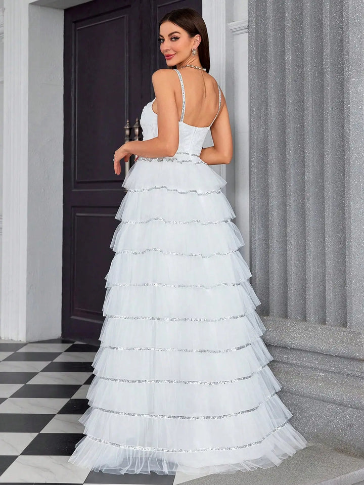 Premium Multi-Layer Evening Party Dress