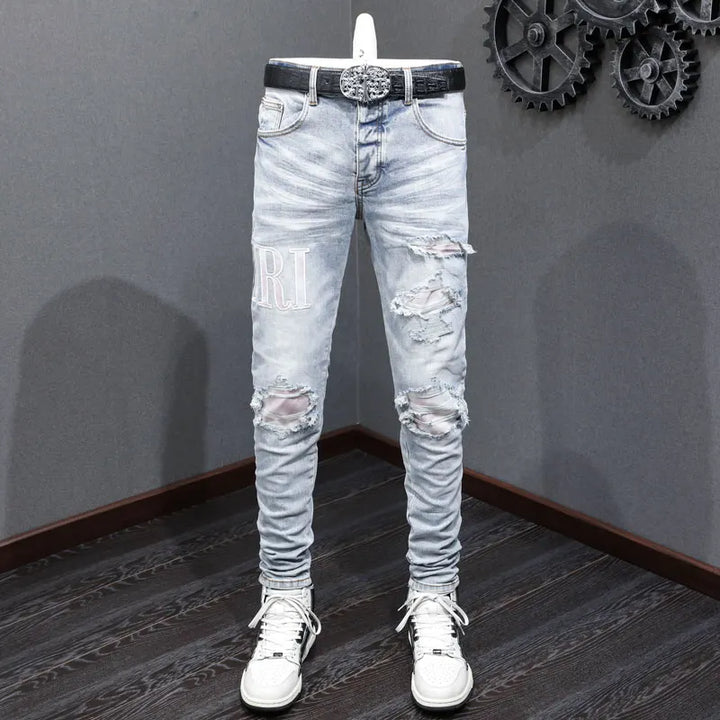 Trendy Hip-hop Jeans Pants