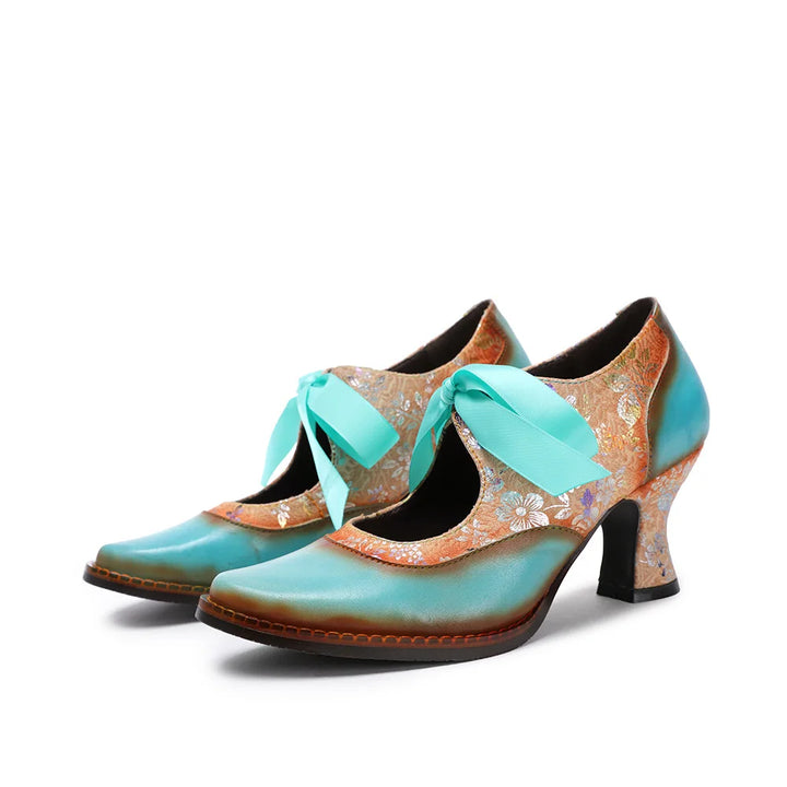 Luxury Pointed Toe Leather Pumps