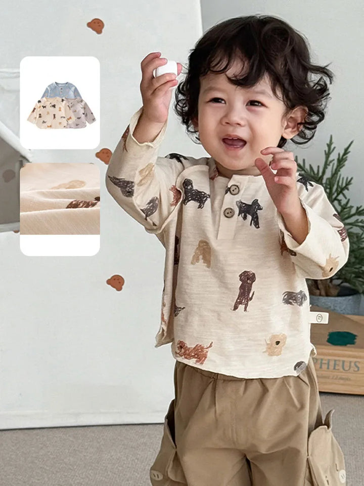 Sweet Toddler Girls Bottoming Shirt