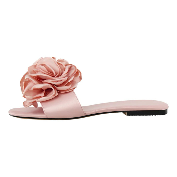 Light Luxury Flower Flat Sandals