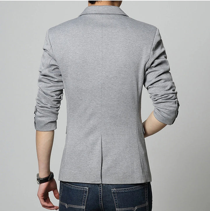 One Button Slim Fit Casual Jacket