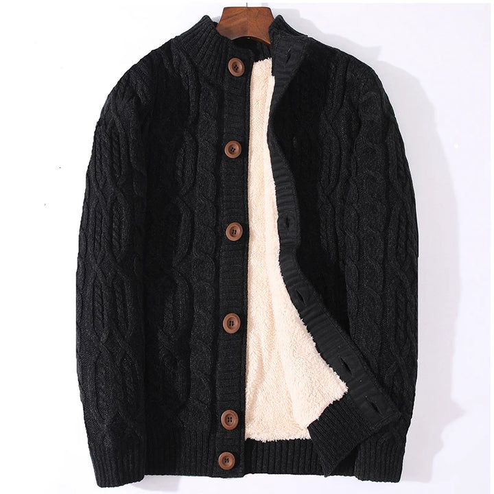 Elegant Wool-Cashmere Cardigan