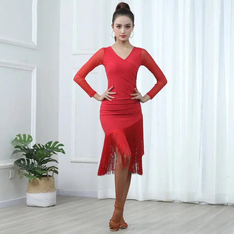 Stylish Middle-sleeves Dance Dress