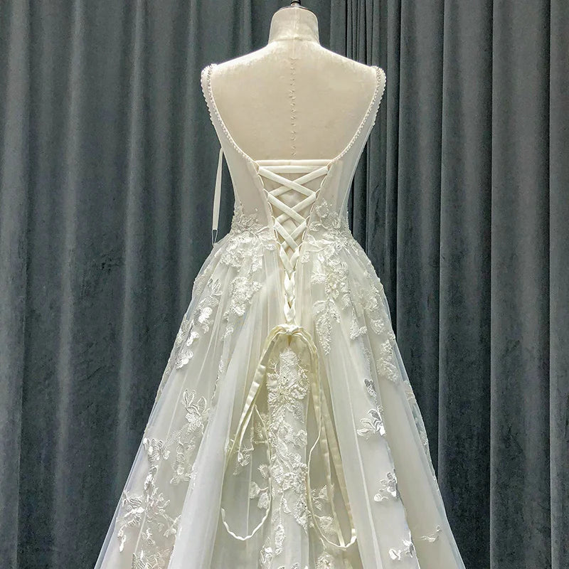 Lovelty Beading Wedding Dress