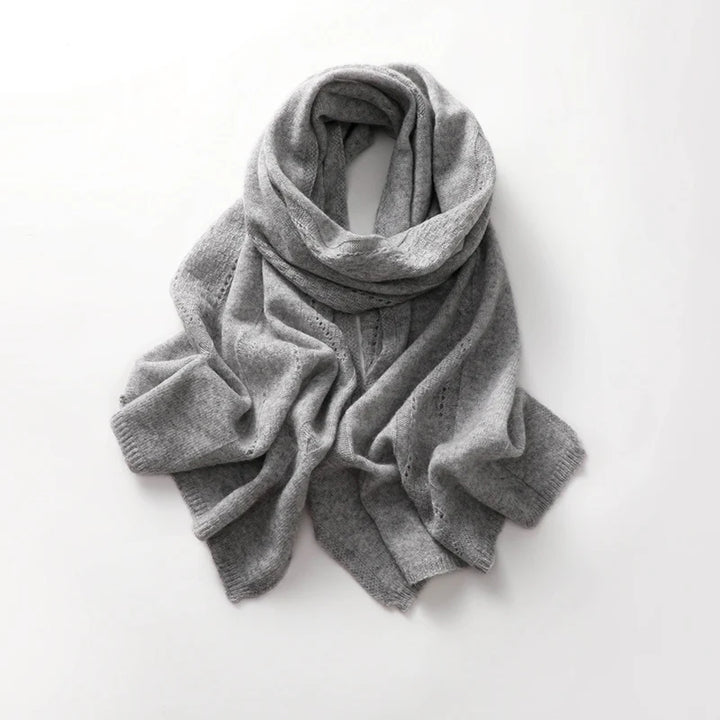 High-Quality Cashmere Knitted Scarf