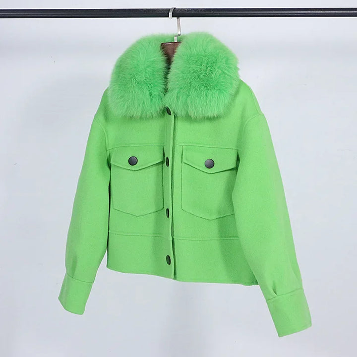 Stunning Double-sided Loose Wool Coat