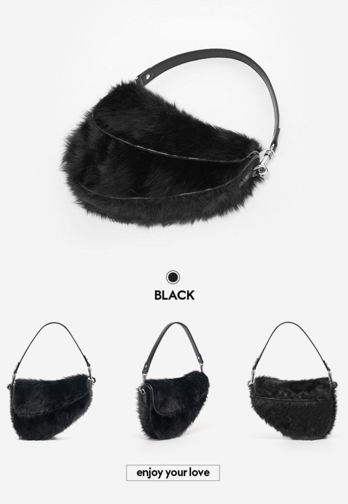 Shearling Women's Shoulder Purse | All For Me Today