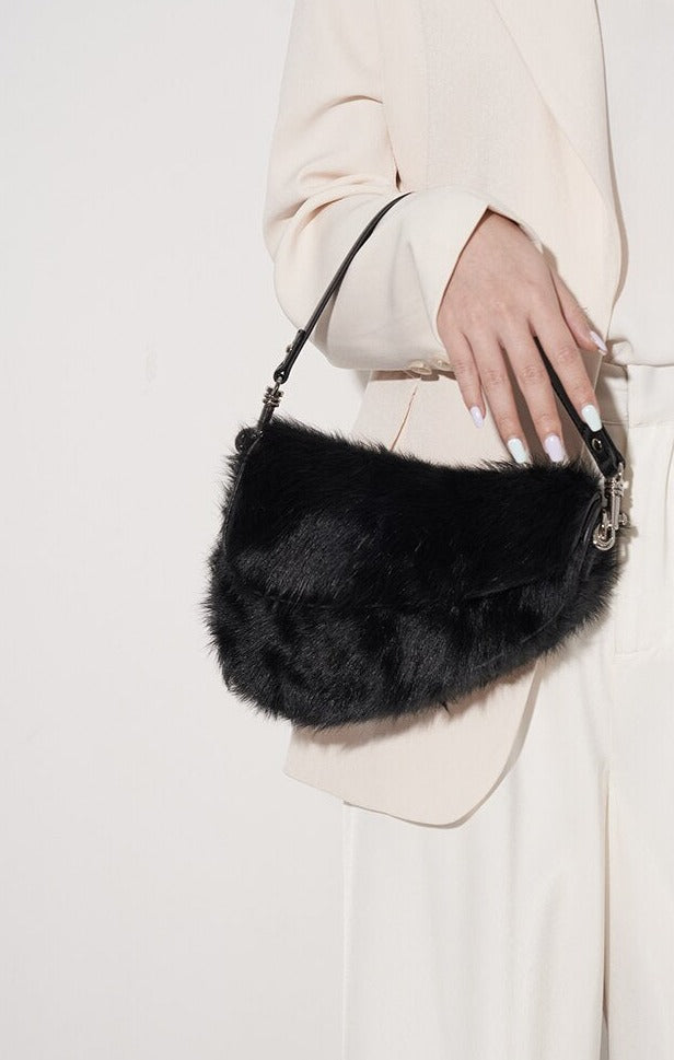 Shearling Women's Shoulder Purse | All For Me Today