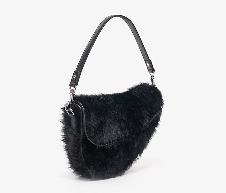 Shearling Women's Shoulder Purse | All For Me Today