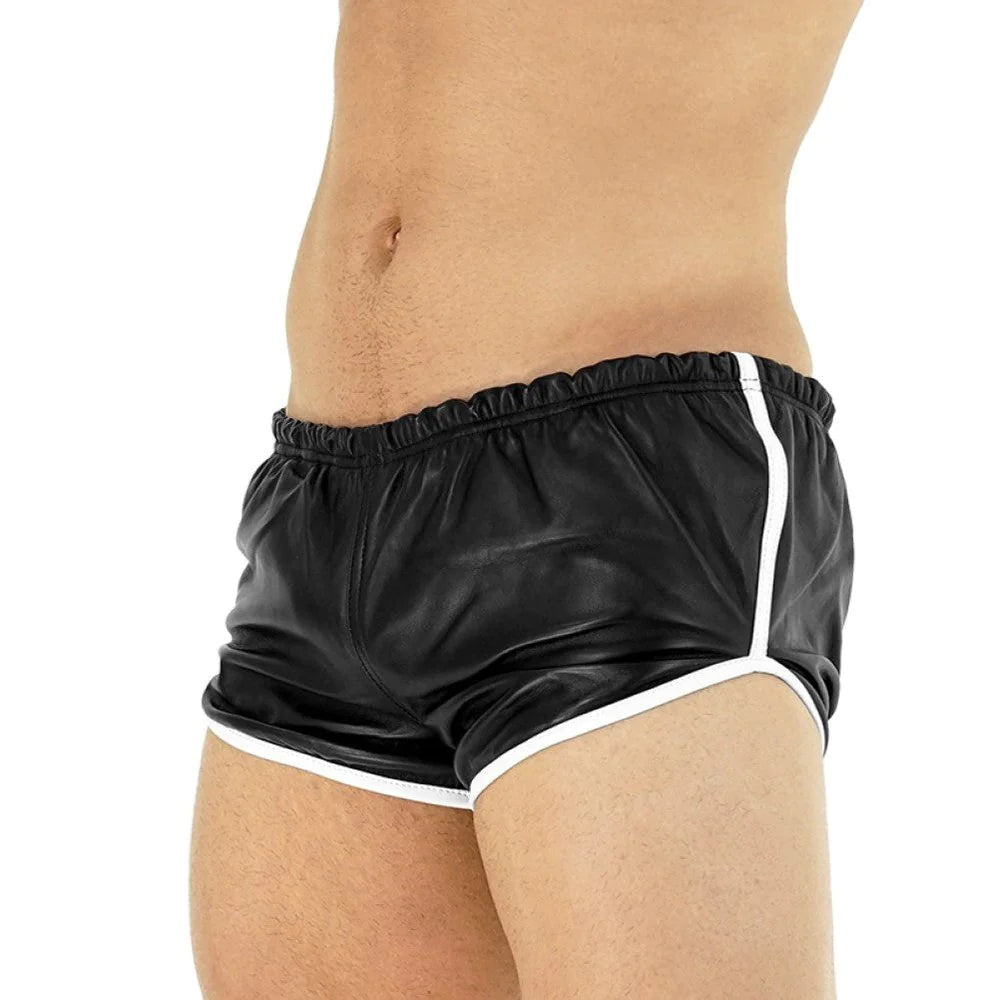 Sheep Leather Men's Shorts With White Lining | All For Me Today