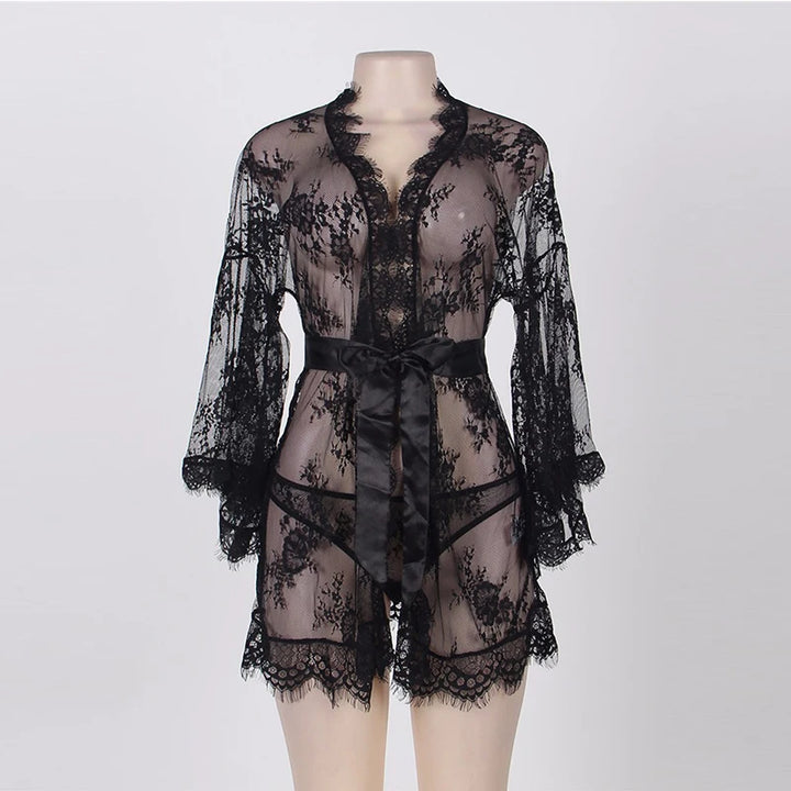 Sheer Mesh Women's Kimono Robe | All For Me Today